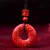 Cinnabar Shan Gui Coin Pendant with Peace Knot – Talisman for Protection, Harmony, and Prosperity.jpg