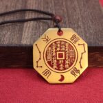 Yin Yang Tai Chi Shan Gui Coin Pendant – Taoist Talisman for Protection, Guidance, and Harmony