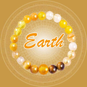 Five Elements (Wu Xing) Energy Balance Bracelet - Lucky Energy Bracelet Charms_Earth