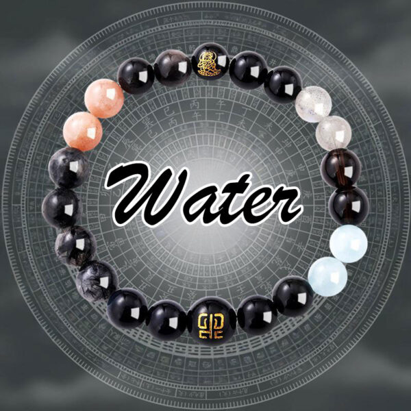 Five Elements (Wu Xing) Energy Balance Bracelet - Lucky Energy Bracelet Charms_Water