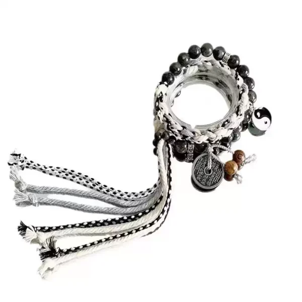 Yin Yang Bagua Guardian Coin Bracelet With Tai Chi Symbol – Minimalist Talisman for Balance & Protection_value_2