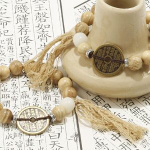 Yin Yang Bagua Guardian Coin Bracelet with Camphor Wood – Minimalist Talisman for Balance & Protection_value_4