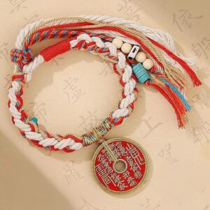 Yin Yang Bagua Guardian Coin Bracelet – Minimalist Talisman for Balance & Protection_value_1