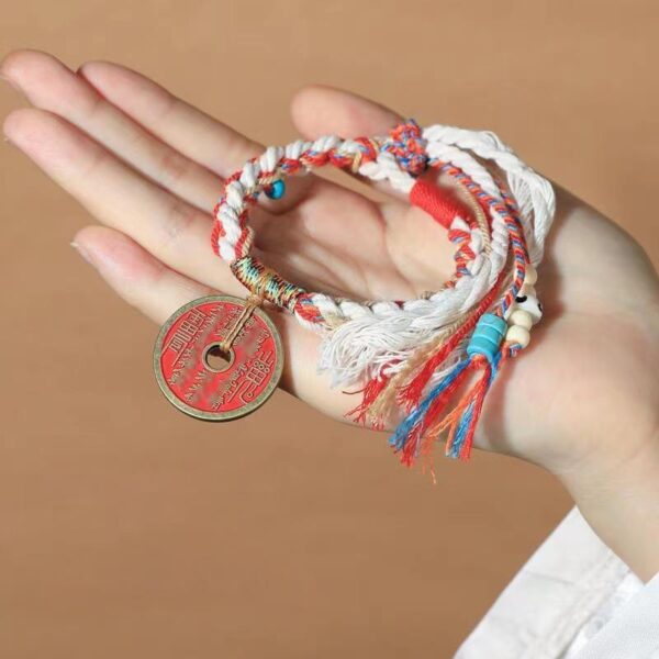 Yin Yang Bagua Guardian Coin Bracelet – Minimalist Talisman for Balance & Protection_value_3