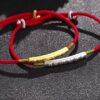 Tibetan Red String Bracelet- blessings to attract good fortune