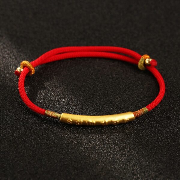 Tibetan Red String Bracelet- blessings to attract good fortune