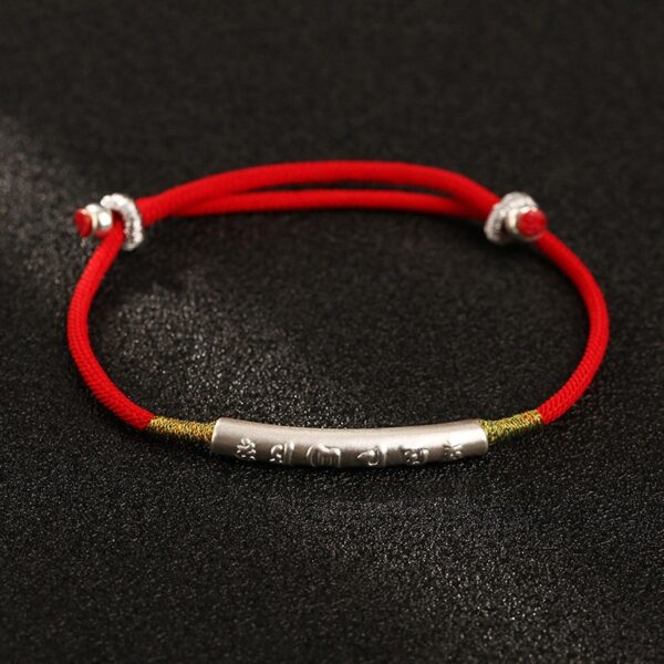 Tibetan Red String Bracelet- blessings to attract good fortune