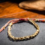 TibetanCopperBeadsBraceletHandmade-Gold