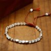 TibetanCopperBeadsBraceletHandmade-Silver2